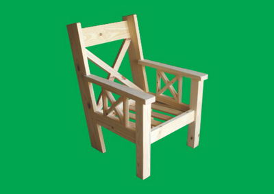 Sillón Cruces 1 cuerpo