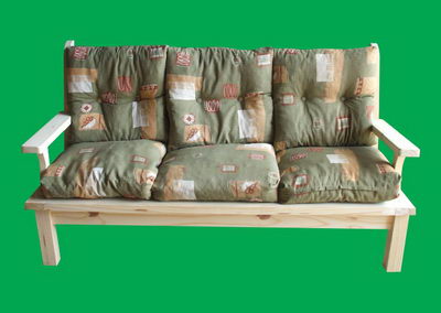 Juego de Living Campestre 3 cuerpos