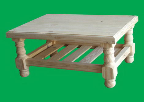 Mesa ratona tapa maciza