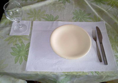 Individuales de cuerina